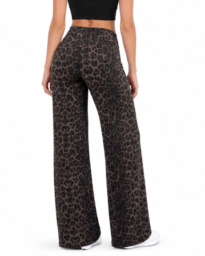 High-Waisted Wide-Leg Pants