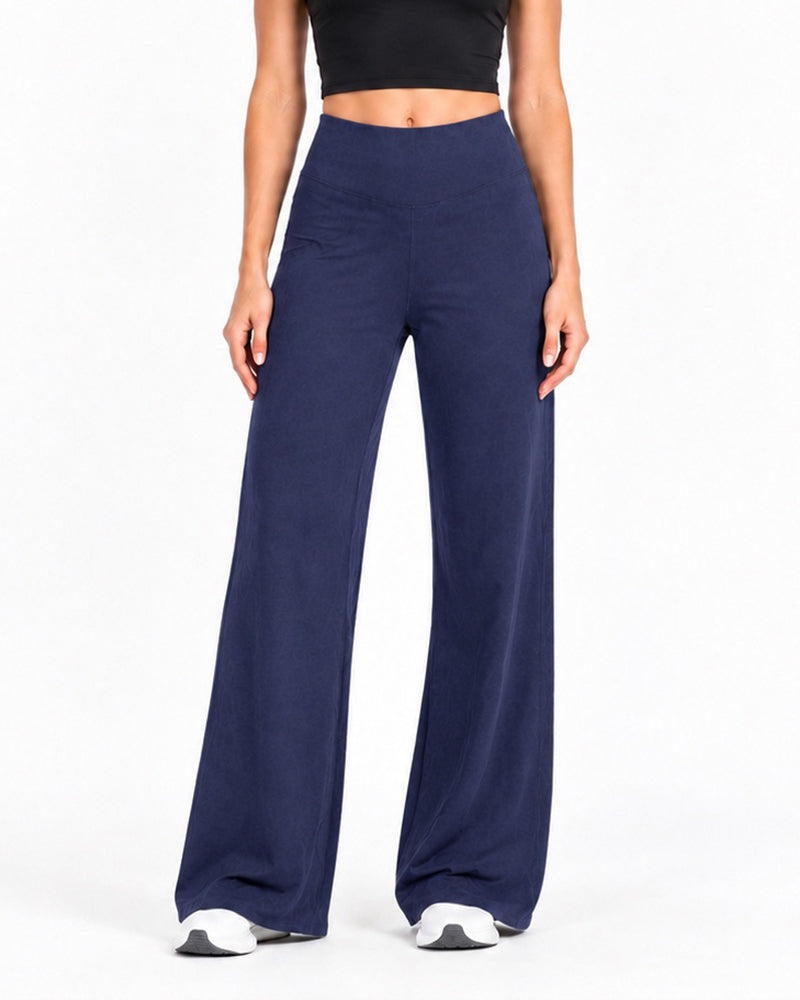 High-Waisted Wide-Leg Pants
