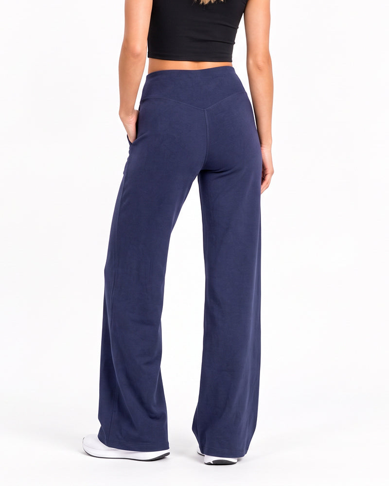 High-Waisted Wide-Leg Pants