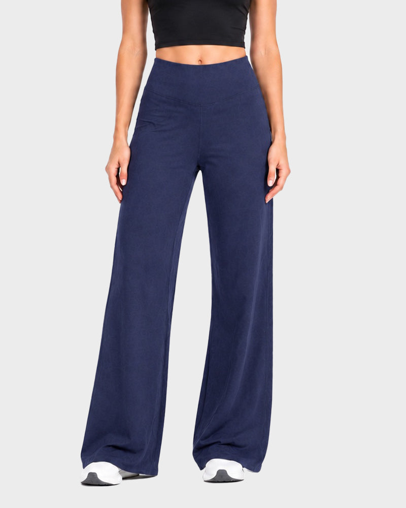 High-Waisted Wide-Leg Pants