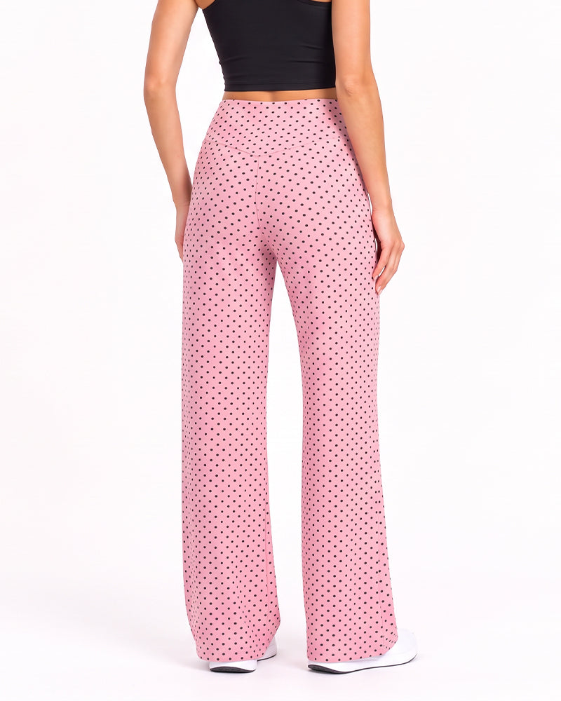 High-Waisted Wide-Leg Pants