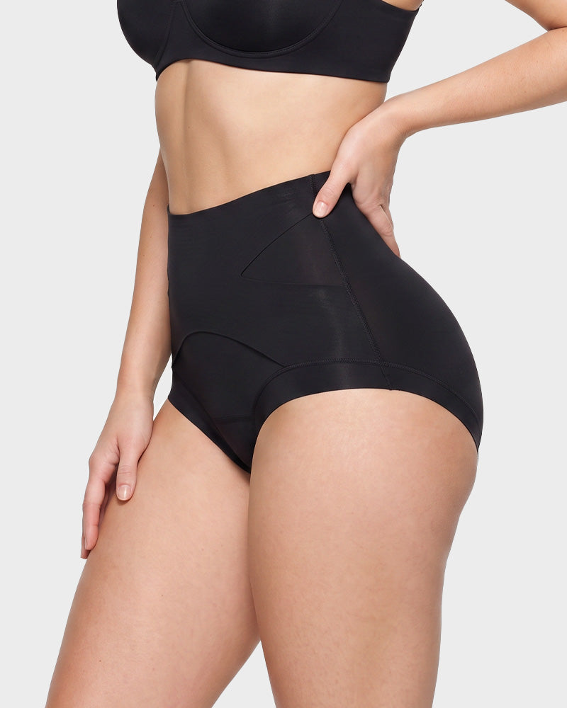 High-Waisted X-Band Seamless Shaping Briefs(6 pack)
