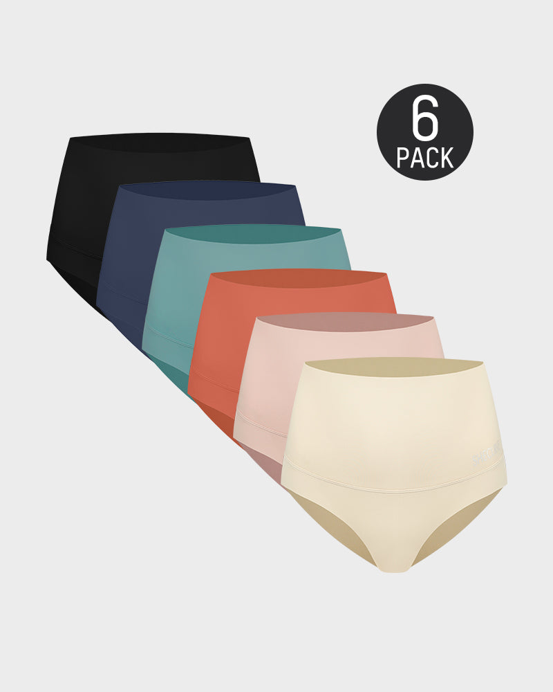 High-Waisted Tummy-Control Briefs Multipack
