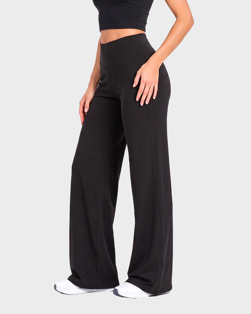 High-Waisted Wide-Leg Pants