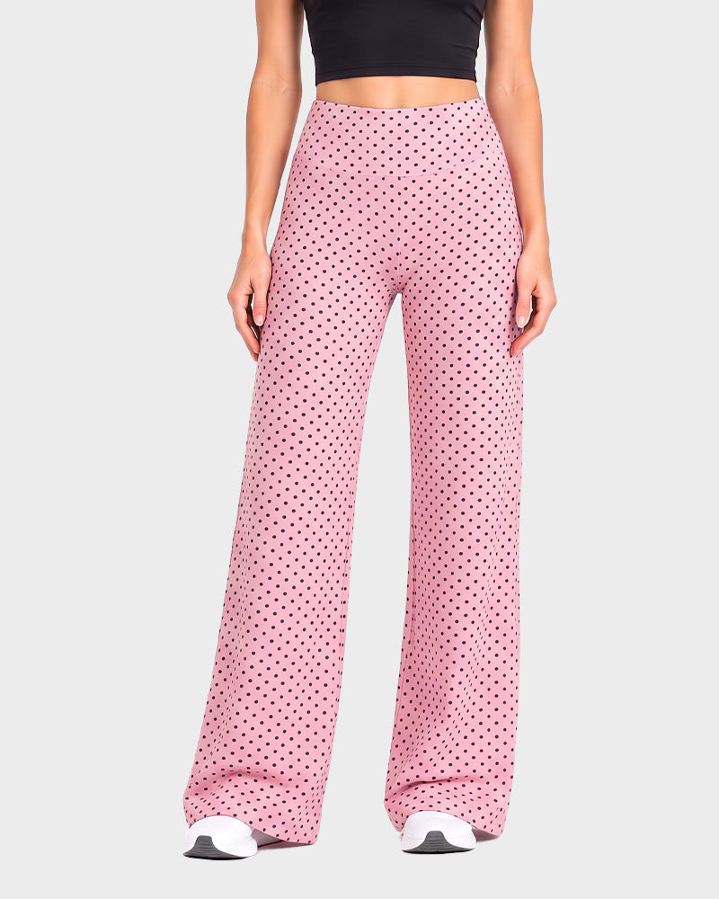 High-Waisted Wide-Leg Pants