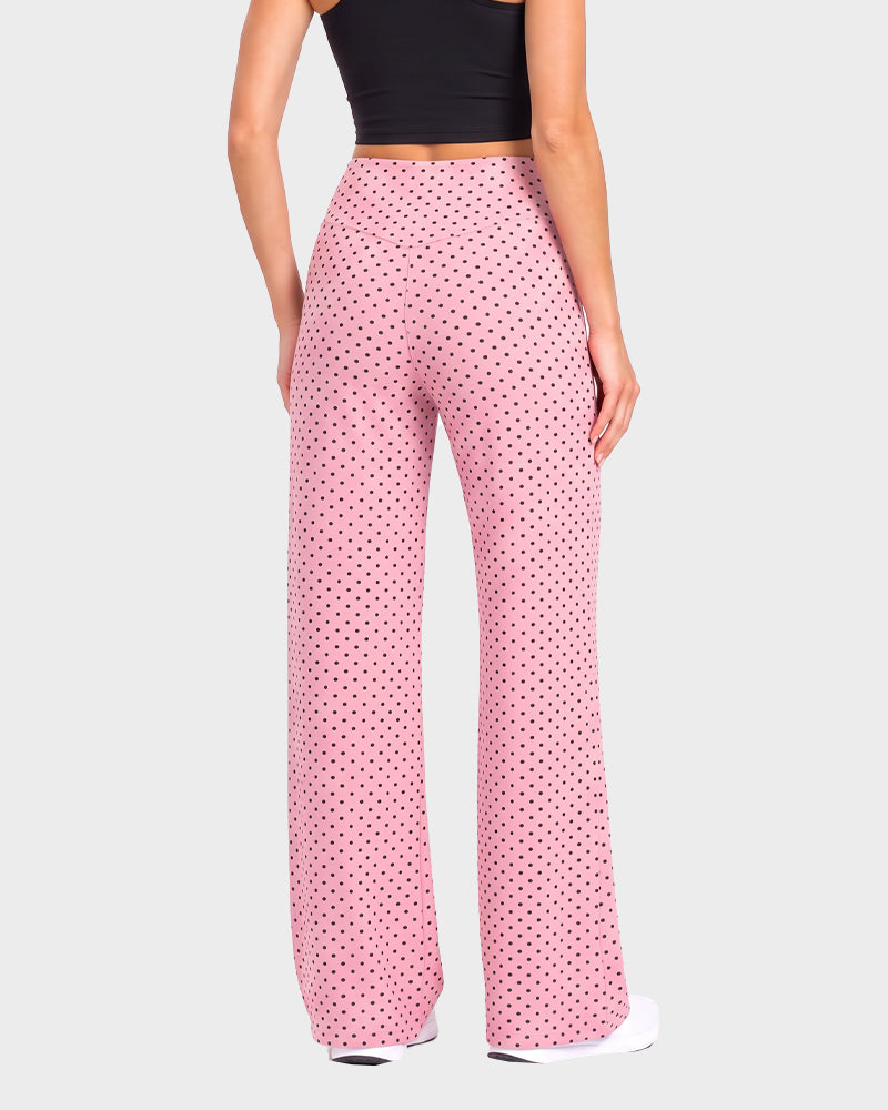 High-Waisted Wide-Leg Pants