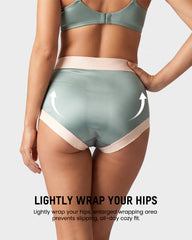 High Waist Satin Tummy Control Panties（5 pack）