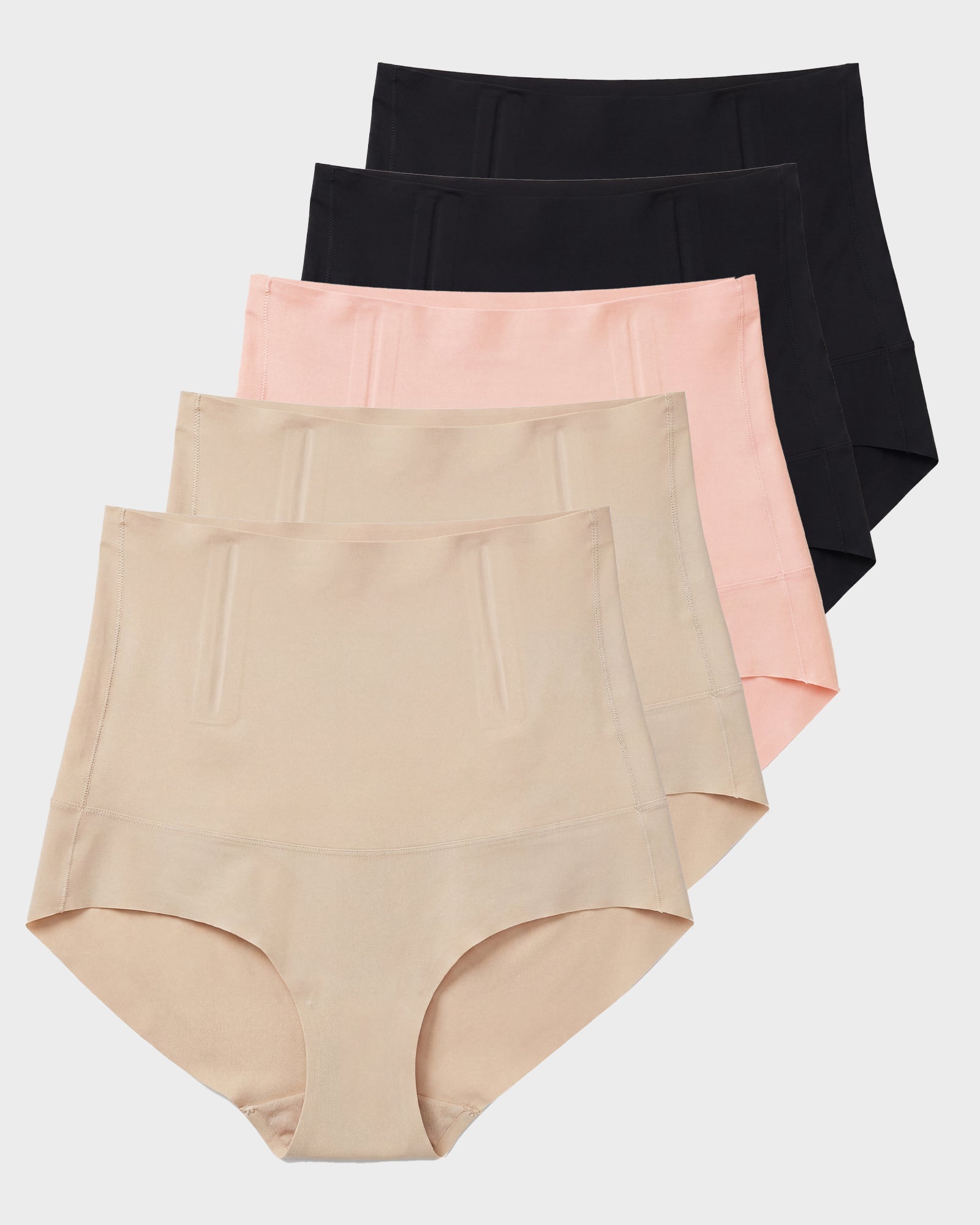 High Waist Seamless Tummy Control Panties (5 Pack)