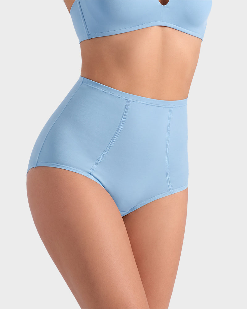 High Waist Tummy Control Cotton Briefs Multipack