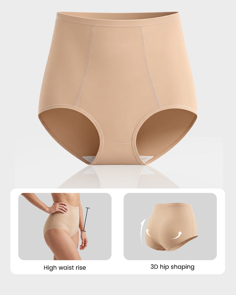 High Waist Tummy Control Cotton Briefs Multipack
