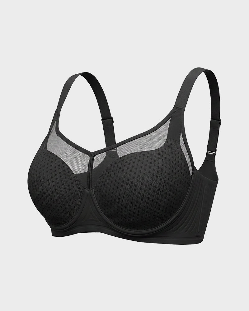 Honeycomb™  Mesh Underwire Minimizing Bra