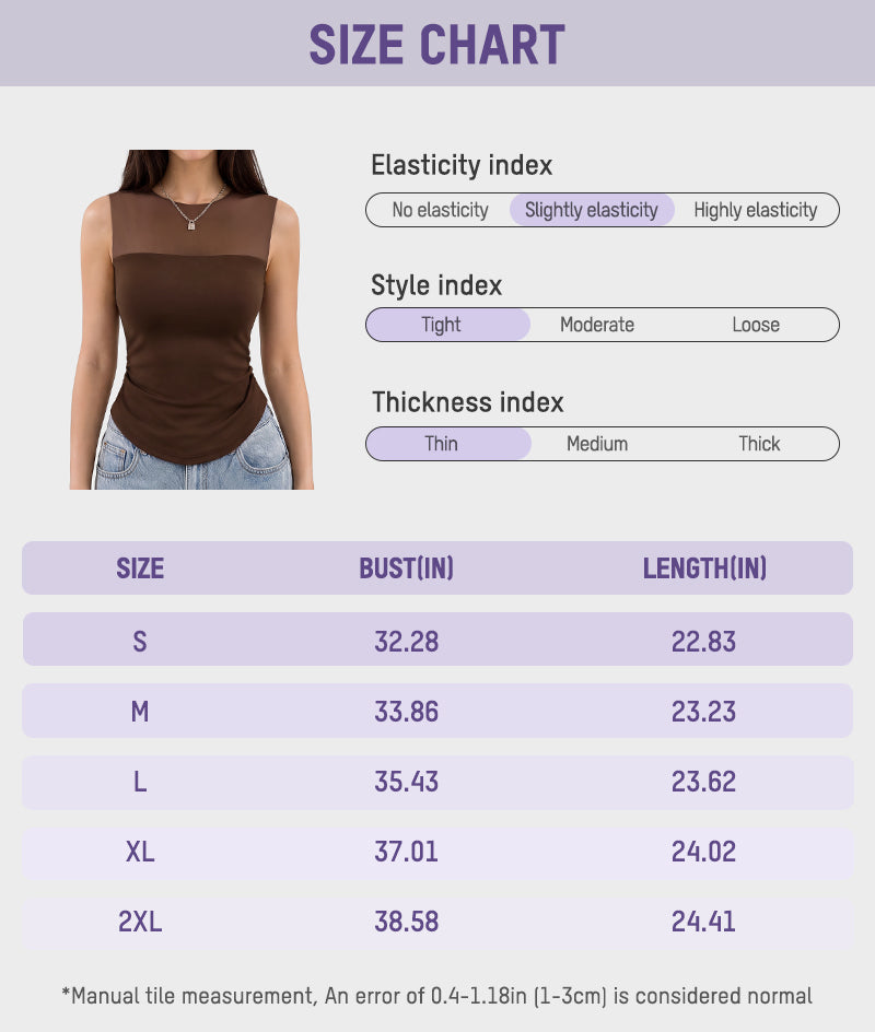 Illusion-Mesh Ruched Top with Built-In Cups