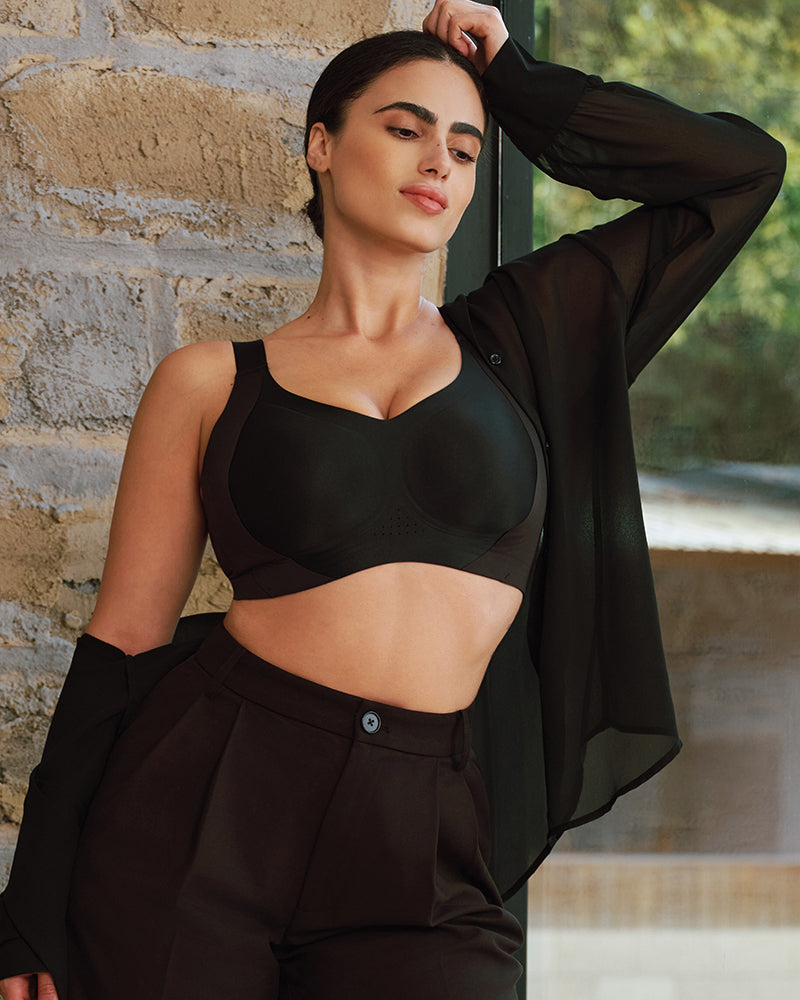 Invisible Wide-Band Wireless Support Bra