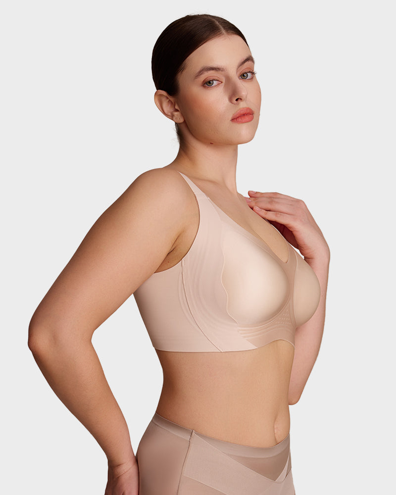 Invisible Wide-Band Wireless Support Bra