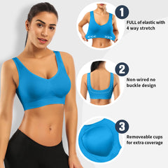 SheCurve®Seamless Comfort Workout Sports Bra