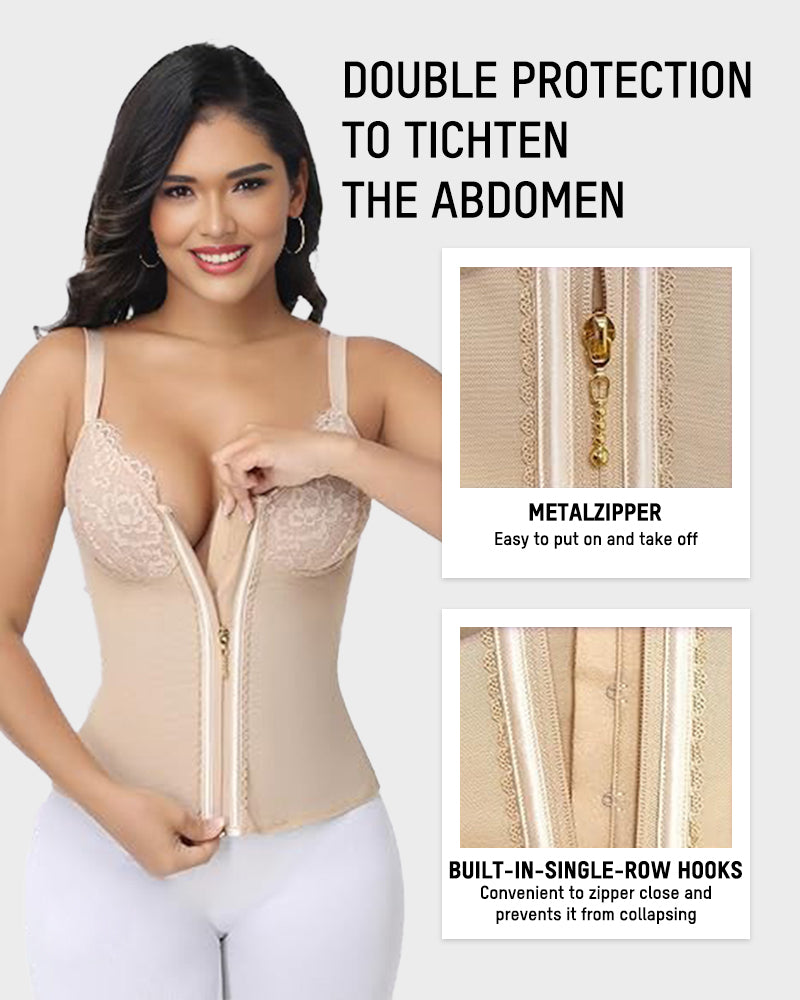 Lace Corset Waist Trainer Shapewear