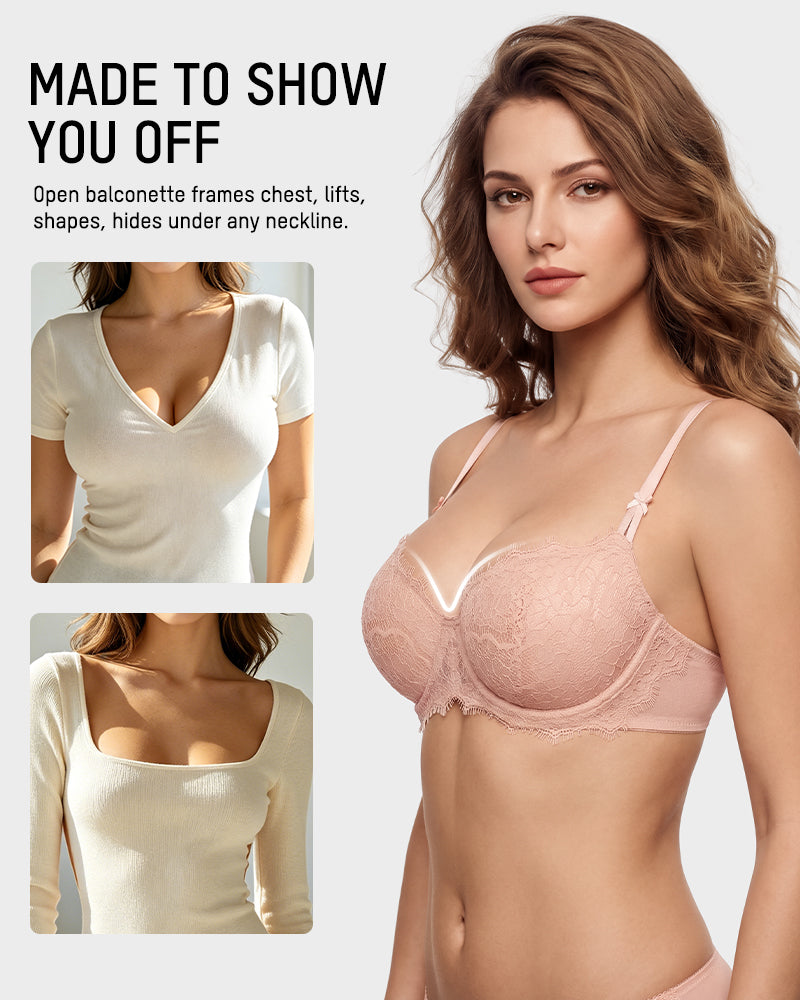Lace Unlined Balconette Bra