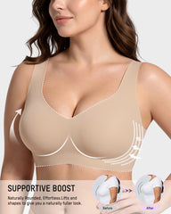 Lifting Wire-Free Antibacterial Jelly Bra
