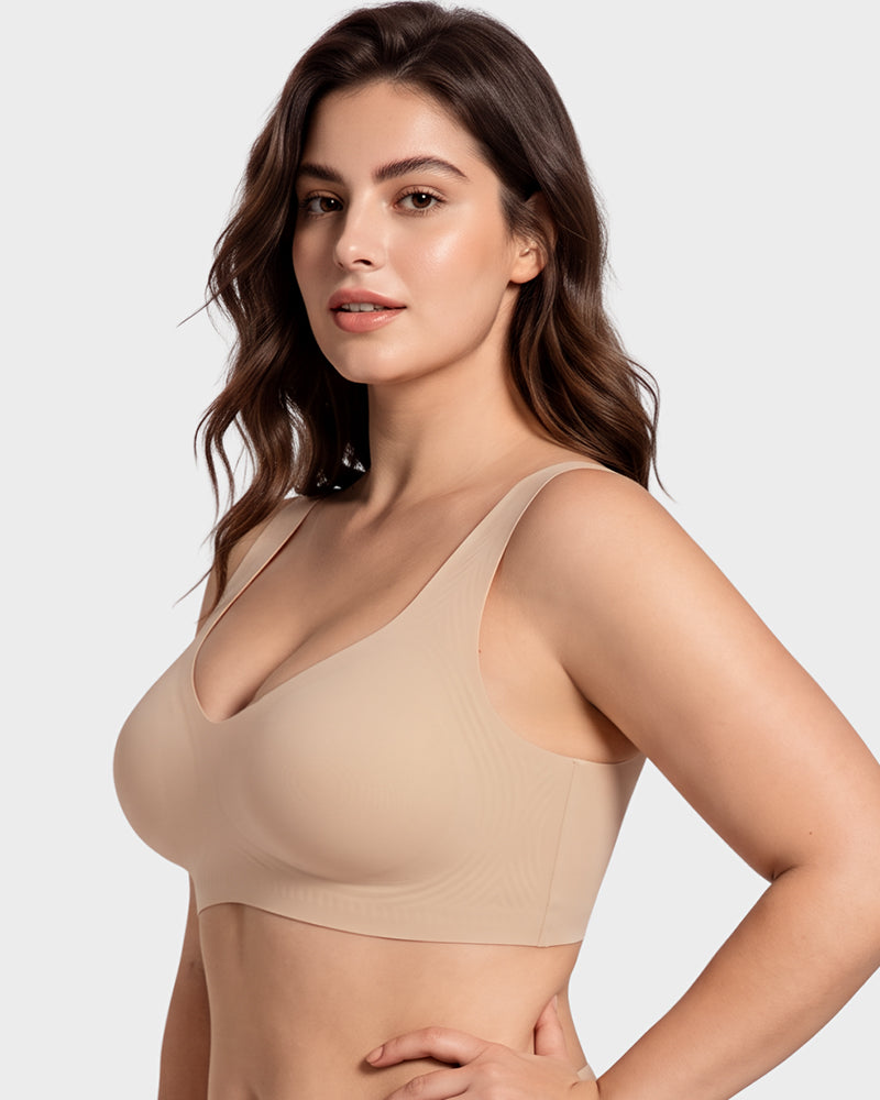 Lifting Wire-Free Antibacterial Jelly Bra