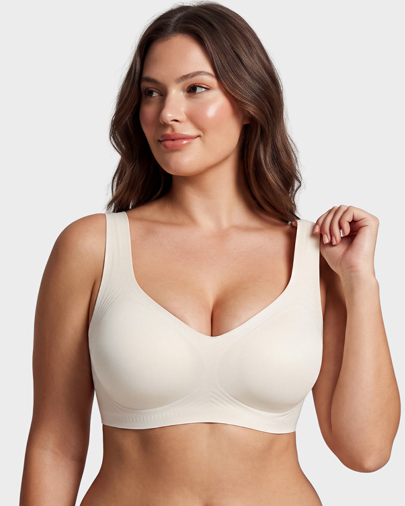 Lifting Wire-Free Antibacterial Jelly Bra