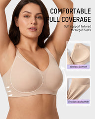 Lifting Wire-Free Antibacterial Jelly Bra Multipack