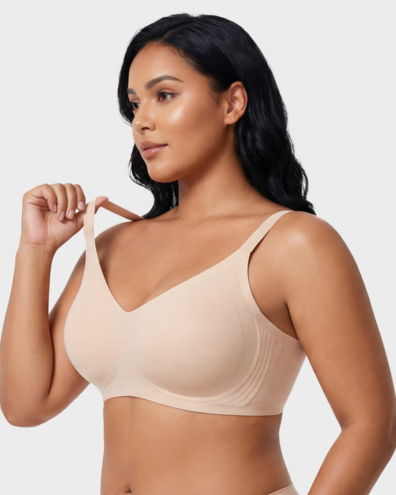 Lifting Wire-Free Antibacterial Jelly Bra Multipack