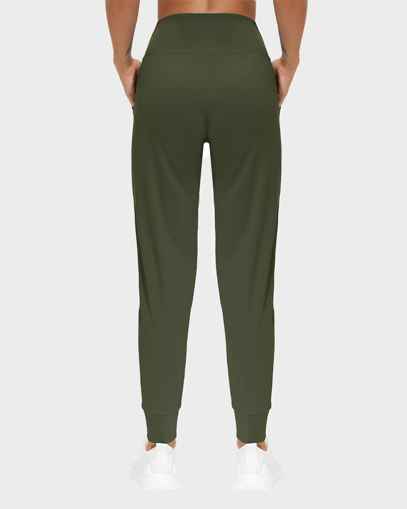 Lightweight High-Waist Tapered Joggers