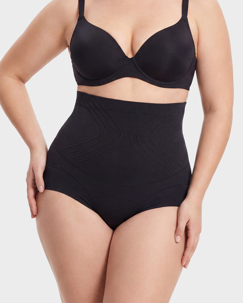 Liquid-Sculpt™ Tummy-Control Butt-Lift Briefs（5-Pack）