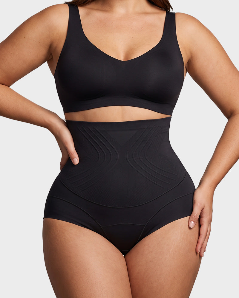 Liquid-Sculpt™ Tummy-Control Butt-Lift Briefs（5-Pack）