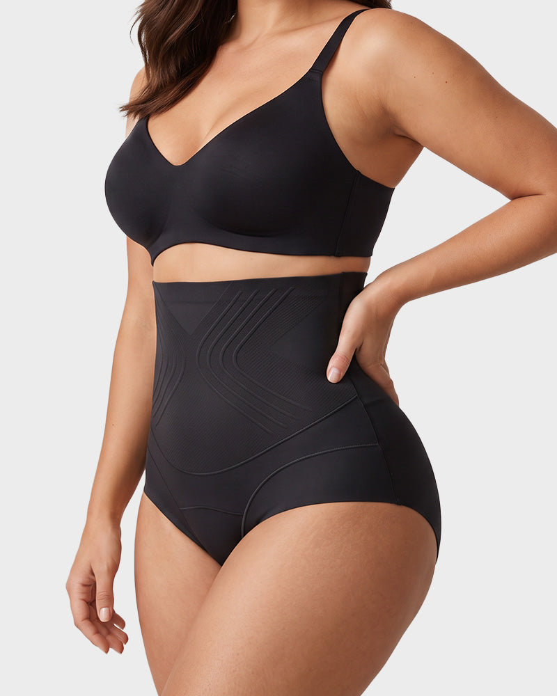 Liquid-Sculpt™ Tummy-Control Butt-Lift Briefs（5-Pack）