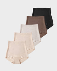Liquid-Sculpt™ Tummy-Control Butt-Lift Briefs（5-Pack）