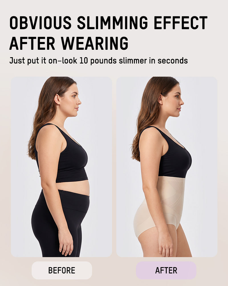 Liquid-Sculpt™ Tummy-Control Butt-Lift Briefs（5-Pack）