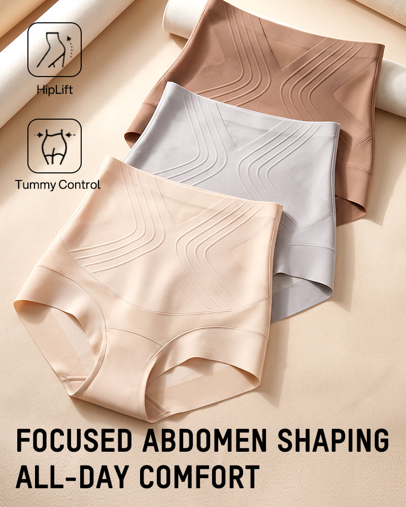 Liquid-Sculpt™ Tummy-Control Butt-Lift Briefs（5-Pack）