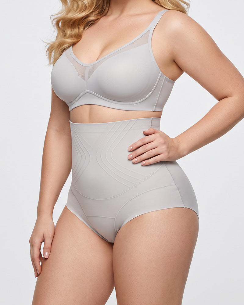 Liquid-Sculpt™ Tummy-Control Butt-Lift Briefs（5-Pack）