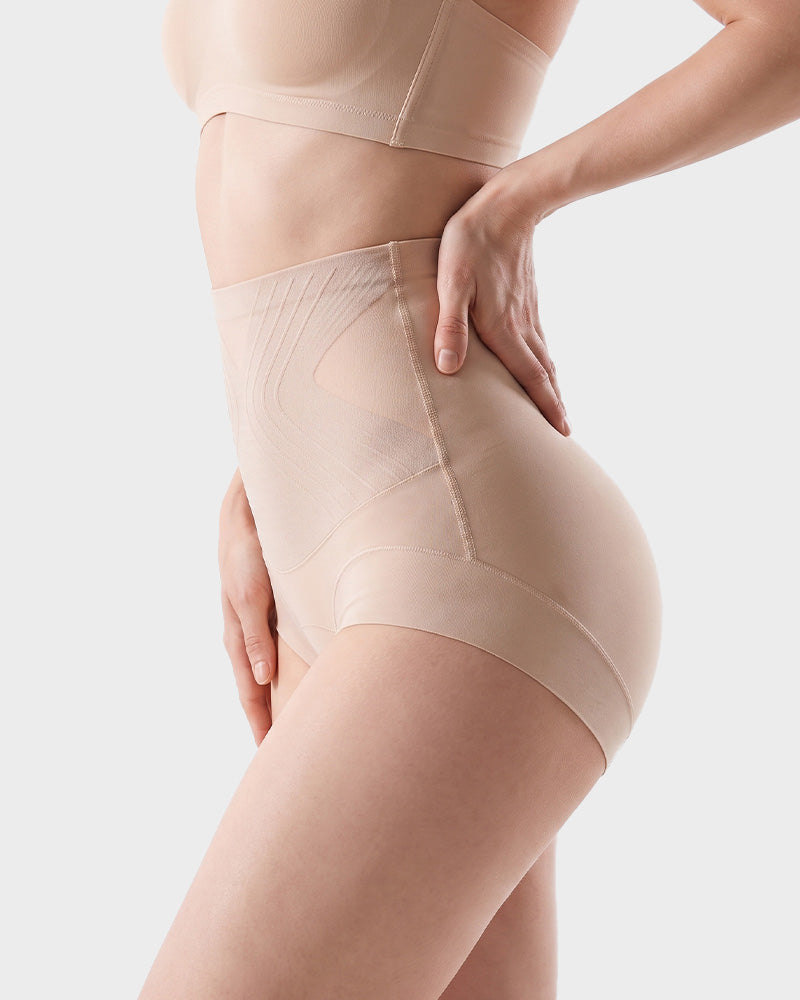Liquid-Sculpt™ Tummy-Control Butt-Lift Briefs（5-Pack）