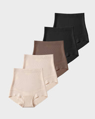 Liquid-Sculpt™ Tummy-Control Butt-Lift Briefs（5 Pack）