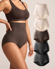 Liquid-Sculpt™ Tummy-Control Butt-Lift Briefs（5 Pack）