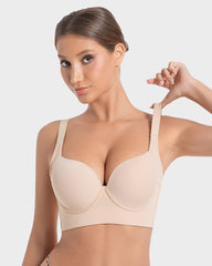 Longline Underwire Smoothing Push Up Bra