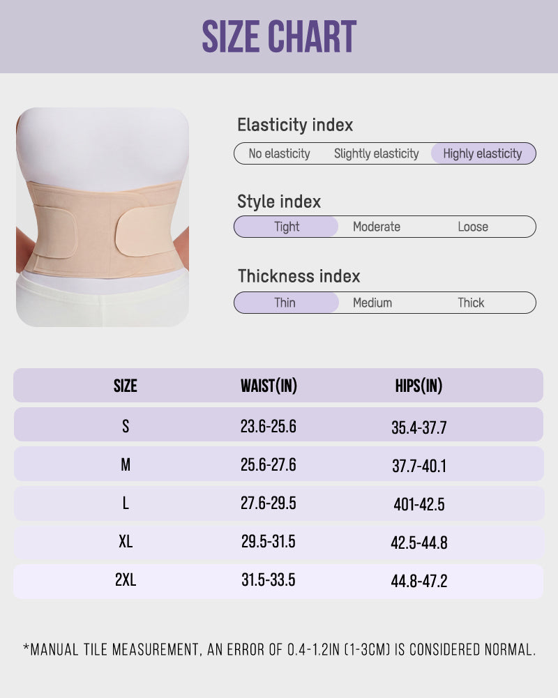 Lower Back Support Belt for Pain Relief