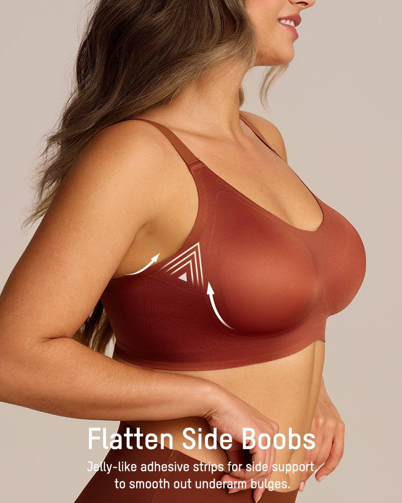 Luxury Satin Seamless Wireless Support Bra