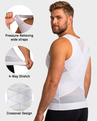 Men's Chest-Smoothing Tummy Control Compression Tank