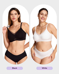 Mesh Crossover Wireless Lift Bra