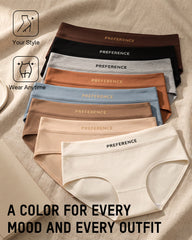 Mid-Rise Full-Coverage Cotton Briefs Multipack