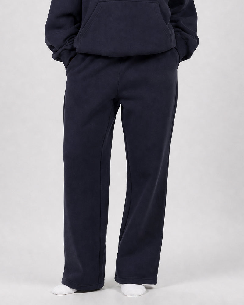 Minimalist Straight-Leg Stretch Sweatpants