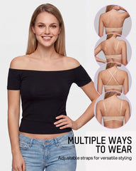No-Slip Strapless Full Support Bra