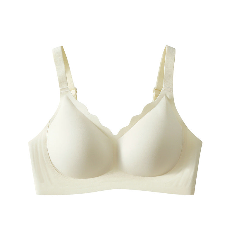 SheCurve® Scalloped Wireless Push Up Bra