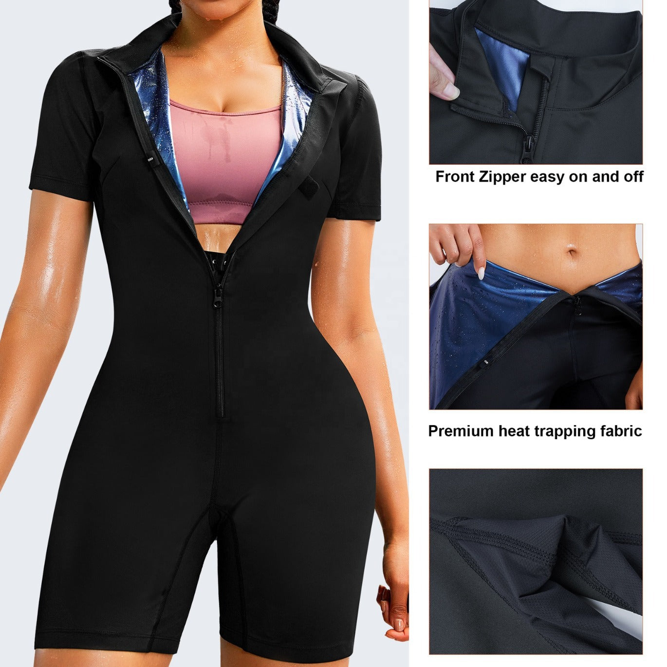 SheCurve® Women's Full Body Shapewear Sauna Suits