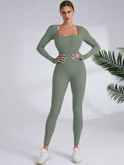 SheCurve® Long Sleeve Full Body Shaper Bodysuit