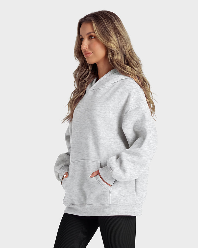 Oversized Fleece Pullover Hoodie