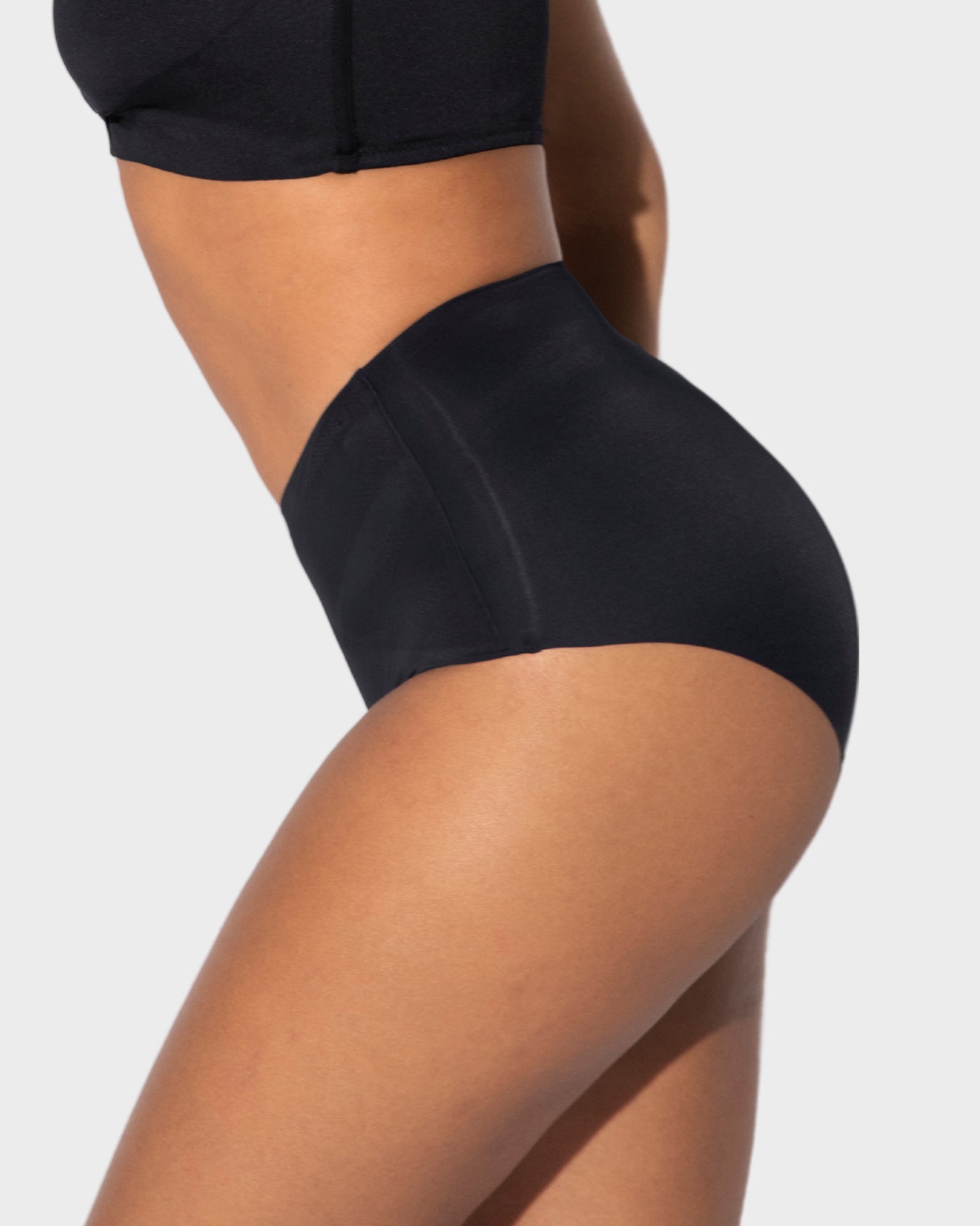 Seamless Tummy Control High-Waist Panties (5 Pack)